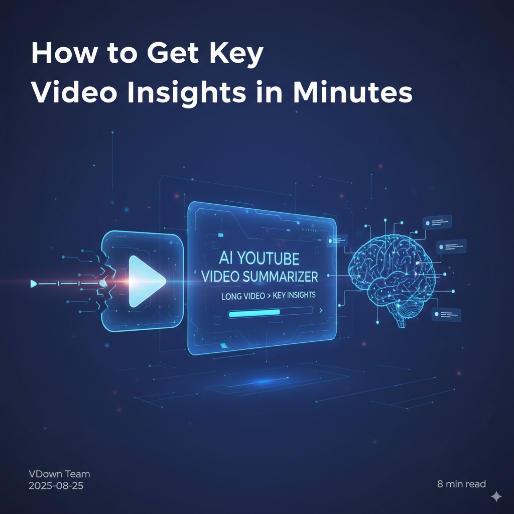 AI YouTube Summarizer – Get Key Video Insights in Minutes (Free Tool)