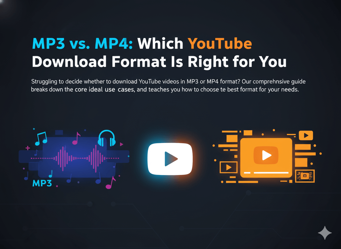 MP3 vs. MP4: Which YouTube Download Format Is Right for You?