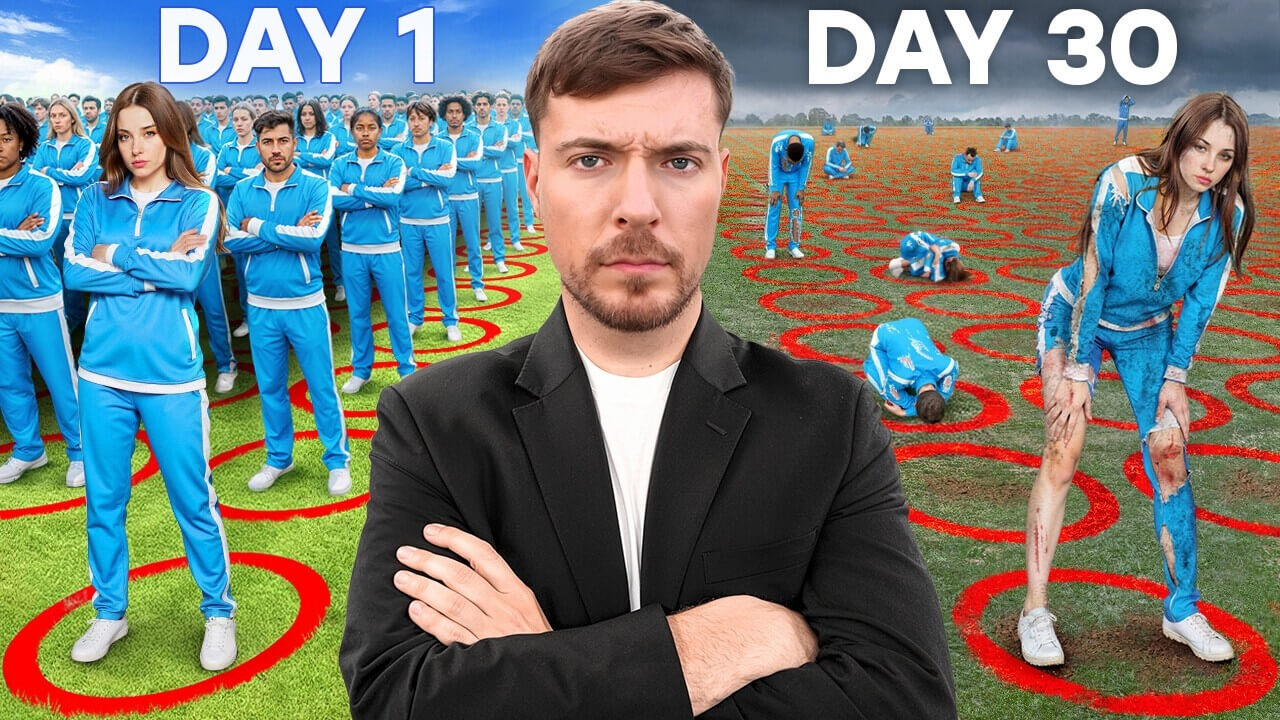MrBeast video thumbnail example